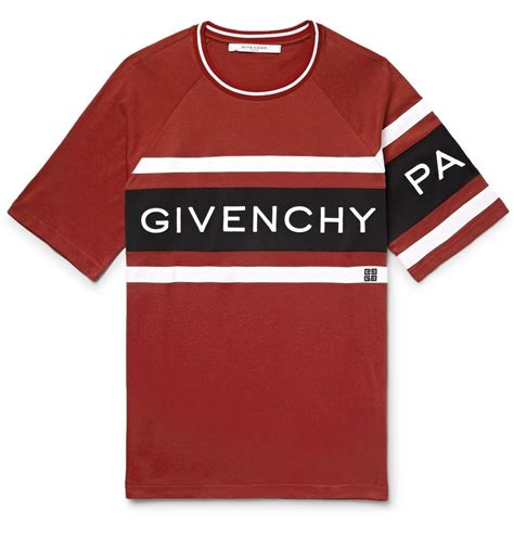 givenchy mens t shirts red|Givenchy t shirt men price.